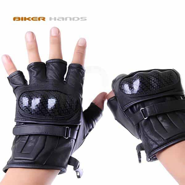 fingerless-black-protective-touring-enduro-rider-gloves-motorcycle