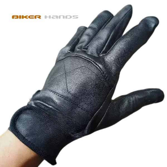 Leather Bikers Gloves Many Colors