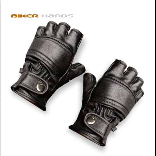 black-leather-biker-gloves-fingerless-design