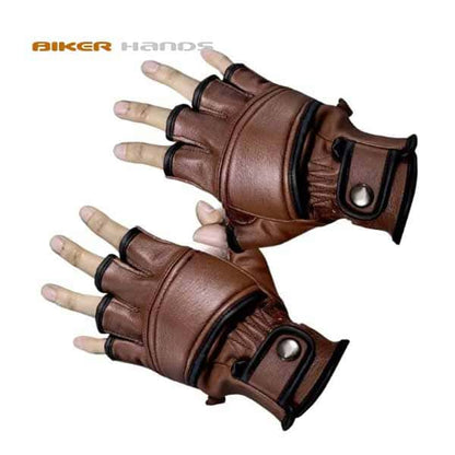 premium-brown-leather-fingerless-gloves-for-bikers