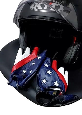 american flag gloves, usa flag gloves, motorcycle, bikder 
